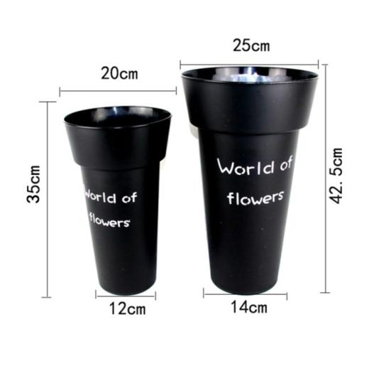 养花桶 法式方桶 小圆桶 小方桶 商品图2