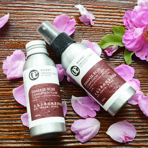 有机地球大马士革玫瑰盈润纯露 滋润调理肌肤爽肤保湿补水 100ml装 商品图4