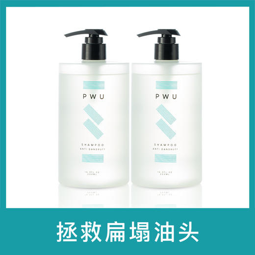 【跟扁塌油头说再见】PWU朴物大美洗发水雪松香500ml*2 SC 商品图4