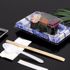 喇叭花寿司盒子印花一次性外卖打包盒三文鱼刺身拼盘商用包装盒 商品缩略图3