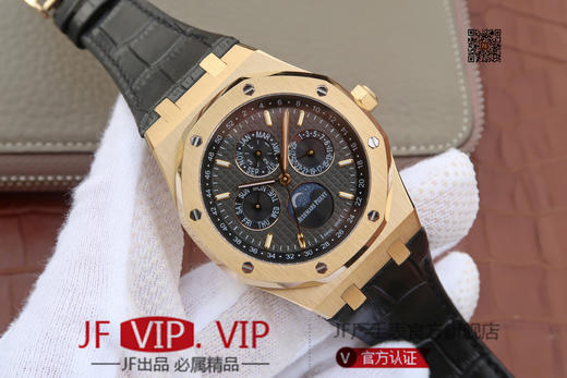 JF爱彼皇家橡树26574。功能：日期显示、星期显示、月份显示、年历显示、万年历、月相进口机克隆原装5134自动机械机芯, 商品图1