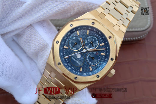 JF爱彼皇家橡树26574。功能：日期显示、星期显示、月份显示、年历显示、万年历、月相进口机克隆原装5134自动机械机芯, 商品图2