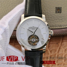 江诗丹顿VC传承系列6000T/000R/B346腕表，男士腕表，皮表带，陀飞轮机芯，透底。
