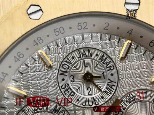 JF爱彼皇家橡树26574。功能：日期显示、星期显示、月份显示、年历显示、万年历、月相进口机克隆原装5134自动机械机芯, 商品图4