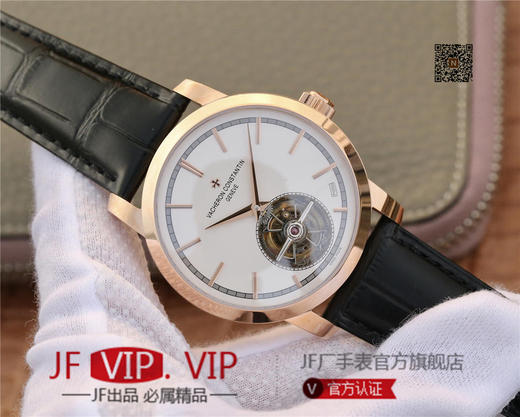江诗丹顿VC传承系列6000T/000R/B346腕表，男士腕表，皮表带，陀飞轮机芯，透底。 商品图2
