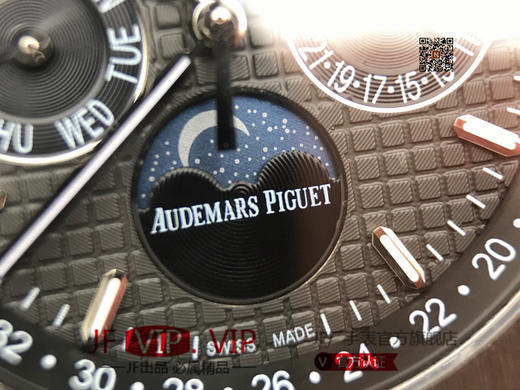 JF爱彼皇家橡树26574。功能：日期显示、星期显示、月份显示、年历显示、万年历、月相进口机克隆原装5134自动机械机芯, 商品图6