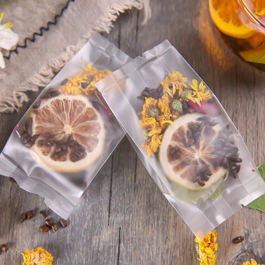 花茶组合荷叶茶玫瑰决明子修身15包/盒柠檬荷叶茶饮 商品图3
