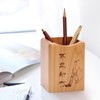 初心| 木质创意时尚办公收纳笔筒摆件 商品缩略图2