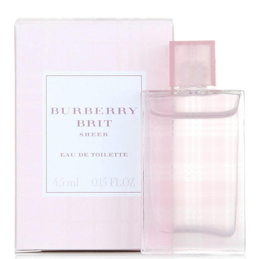 【香港直邮】英国 Burberry/巴宝莉 红粉恋歌女士香水小样 EDT 4.5ml 商品图0