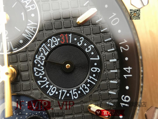 JF爱彼皇家橡树26574。功能：日期显示、星期显示、月份显示、年历显示、万年历、月相进口机克隆原装5134自动机械机芯, 商品图6