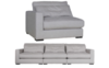 NS家居nsfurniture软包布艺多人位组合沙发NSSF-5199-70/05/80 商品缩略图1