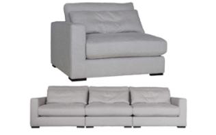 NS家居nsfurniture软包布艺多人位组合沙发NSSF-5199-70/05/80 商品图1