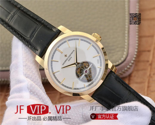 江诗丹顿VC传承系列6000T/000R/B346腕表，男士腕表，皮表带，陀飞轮机芯，透底。 商品图1