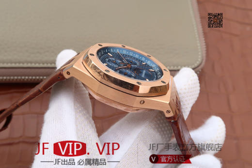 JF爱彼皇家橡树26574。功能：日期显示、星期显示、月份显示、年历显示、万年历、月相进口机克隆原装5134自动机械机芯, 商品图9