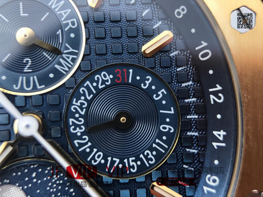 JF爱彼皇家橡树26574。功能：日期显示、星期显示、月份显示、年历显示、万年历、月相进口机克隆原装5134自动机械机芯, 商品图5