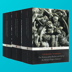 罗马帝国衰亡史1-6卷全集 英文原版 The History of the Decline and Fall of the Roman Empire 人物传记历史书籍