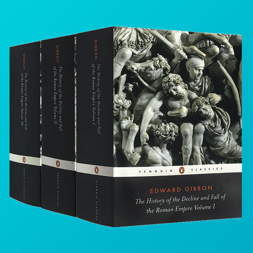 罗马帝国衰亡史1-6卷全集 英文原版 The History of the Decline and Fall of the Roman Empire 人物传记历史书籍 商品图0