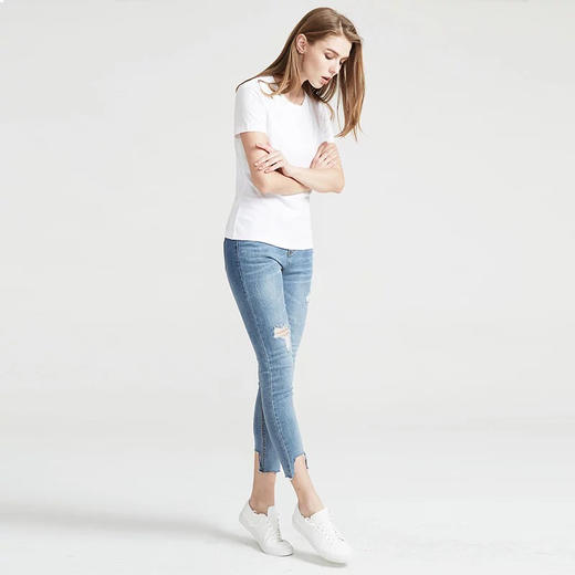 家居服女装白色2件装 商品图1