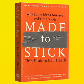让创意更有黏性 英文原版心理学书籍 Made to Stick 创意直抵人心的六条路径 提升创意思考力 英文版原版