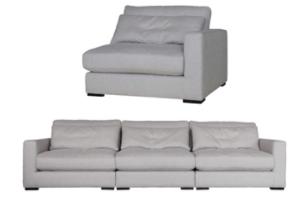 NS家居nsfurniture软包布艺多人位组合沙发NSSF-5199-70/05/80 商品图3