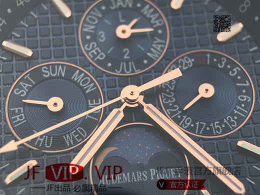 JF爱彼皇家橡树26574。功能：日期显示、星期显示、月份显示、年历显示、万年历、月相进口机克隆原装5134自动机械机芯, 商品图7