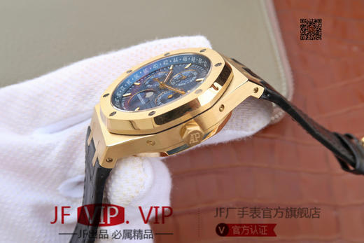 JF爱彼皇家橡树26574。功能：日期显示、星期显示、月份显示、年历显示、万年历、月相进口机克隆原装5134自动机械机芯, 商品图8