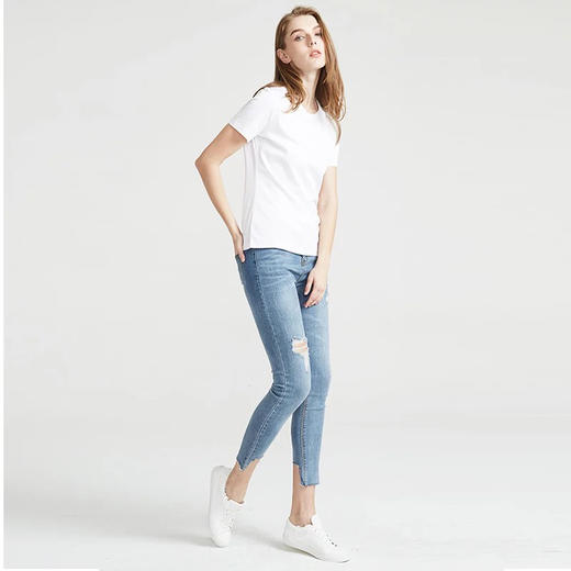 家居服女装白色2件装 商品图0