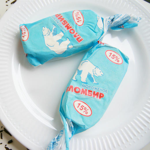 俄罗斯进口好吃雪糕——博拉利斯小冰熊香草味冰激凌 商品图0