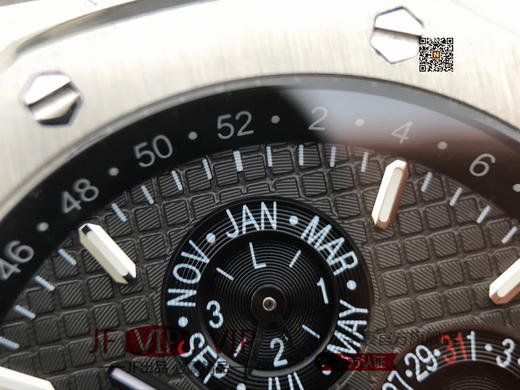 JF爱彼皇家橡树26574。功能：日期显示、星期显示、月份显示、年历显示、万年历、月相进口机克隆原装5134自动机械机芯, 商品图4