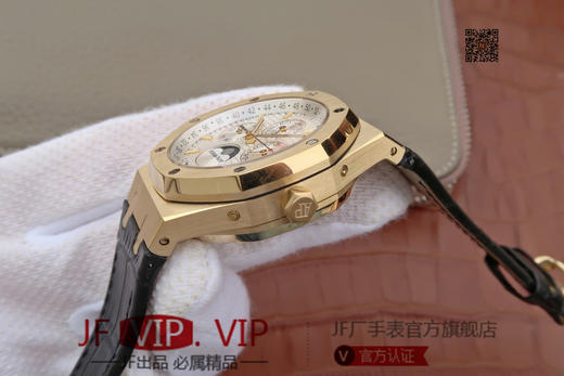 JF爱彼皇家橡树26574。功能：日期显示、星期显示、月份显示、年历显示、万年历、月相进口机克隆原装5134自动机械机芯, 商品图8