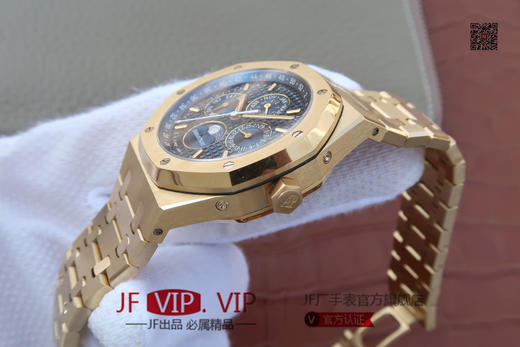 JF爱彼皇家橡树26574。功能：日期显示、星期显示、月份显示、年历显示、万年历、月相进口机克隆原装5134自动机械机芯, 商品图8