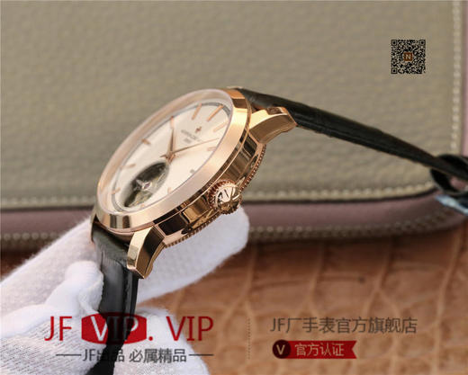 江诗丹顿VC传承系列6000T/000R/B346腕表，男士腕表，皮表带，陀飞轮机芯，透底。 商品图6