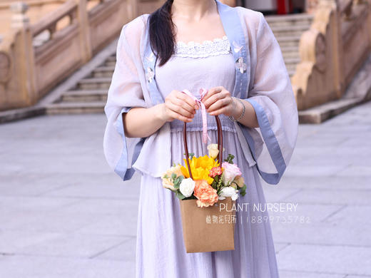 【小向日葵手提花篮】 商品图1