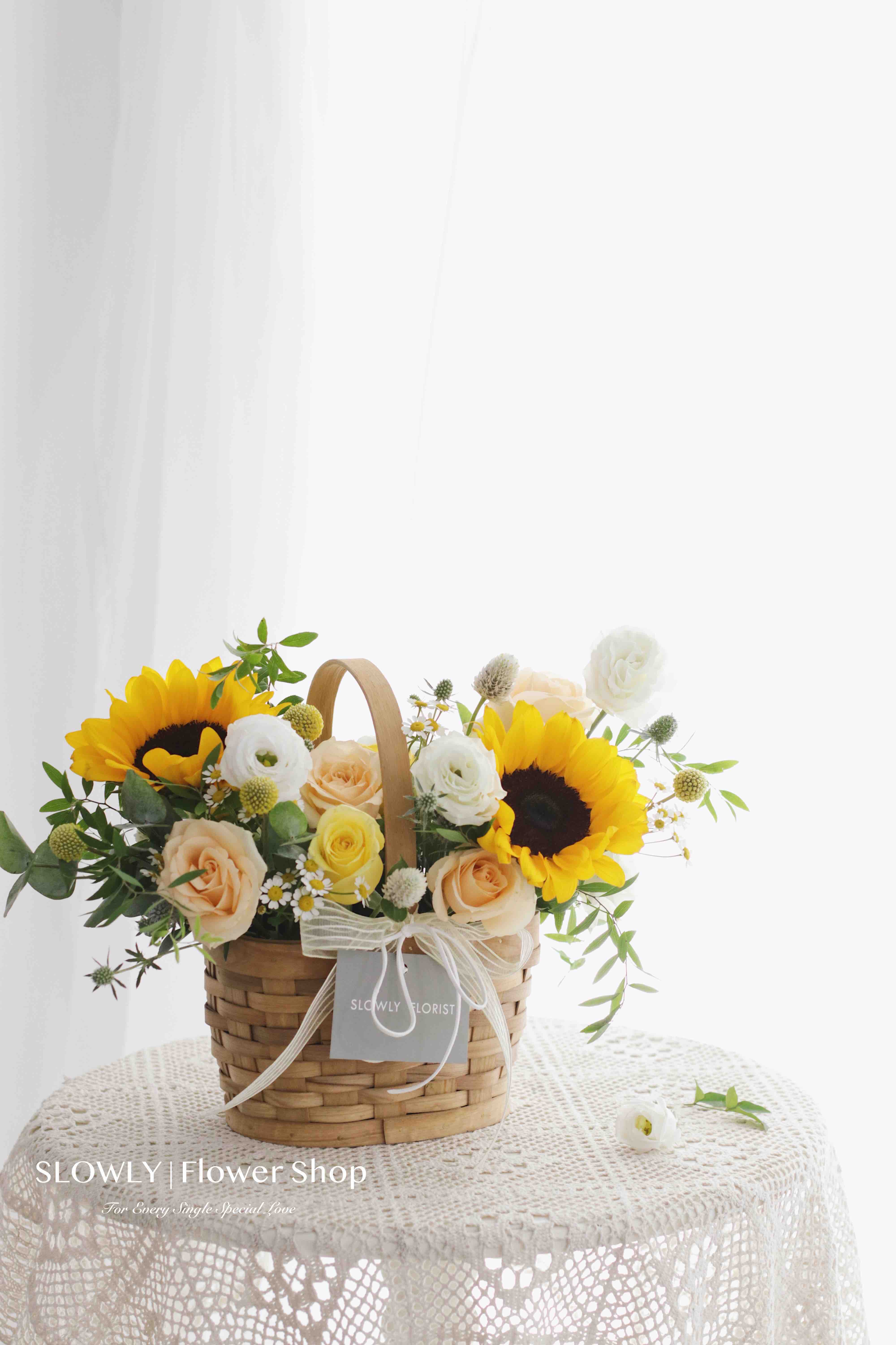 向日葵小花篮
