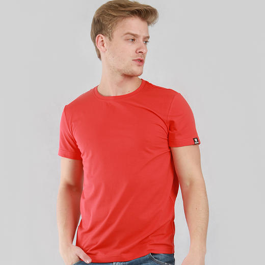 纯色光板短袖T恤打底汗衫纯棉体恤 商品图1