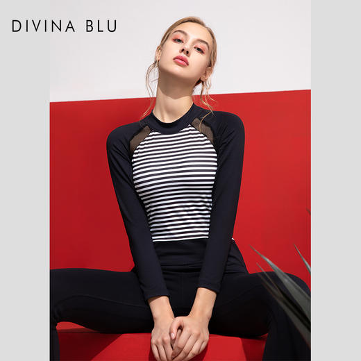 DIVINA BLU 全新AIR系列   AIR长袖02 迪唯纳瑜伽信念长袖 商品图3