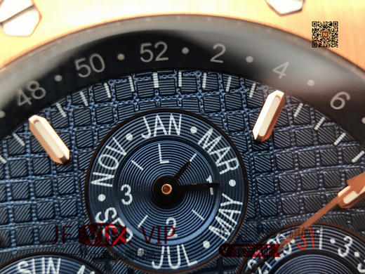 JF爱彼皇家橡树26574。功能：日期显示、星期显示、月份显示、年历显示、万年历、月相进口机克隆原装5134自动机械机芯, 商品图4