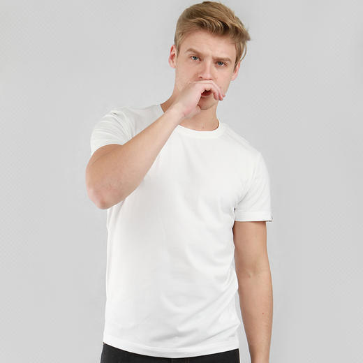 纯色光板短袖T恤打底汗衫纯棉体恤 商品图2