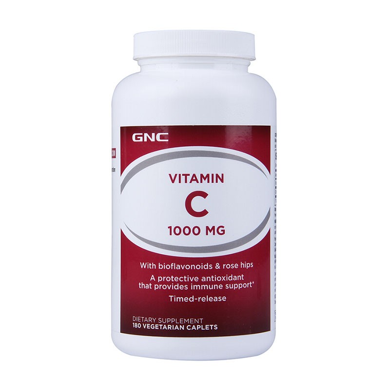 GNC/健安喜 维生素C片 1000MG 180粒 直邮JPY带授权招加盟代理