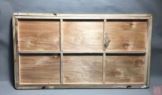 【古泉叠拓扇面镜框-仿红木款 】 商品图7