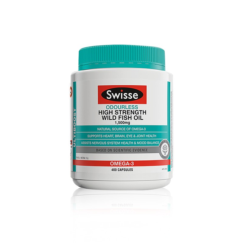SWISSE/瑞思 深海鱼油软胶囊1500MG 400粒 直邮JPY带授权招加盟代理