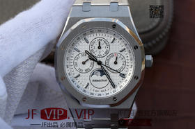 JF爱彼皇家橡树26574ST.OO.1220ST.01。功能：日期显示、星期显示、月份显示、年历显示、万年历、月相进口机克隆原装5134自动机械机芯,41毫米,男士手表腕表