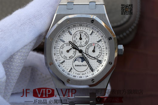 JF爱彼皇家橡树26574ST.OO.1220ST.01。功能：日期显示、星期显示、月份显示、年历显示、万年历、月相进口机克隆原装5134自动机械机芯,41毫米,男士手表腕表 商品图0