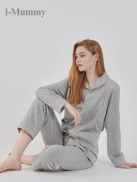 i-Mummy美棉月子服 夏季空调房产后睡衣 哺乳套装 家居服