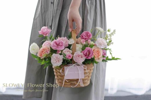 康乃馨小花篮 商品图1