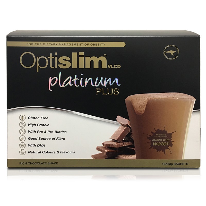 OPTISLIM/澳缇斯丽 白金加強版奶昔PLATINUM PLUS SHAKE 18*53G 直邮JPY带授权招加盟代理