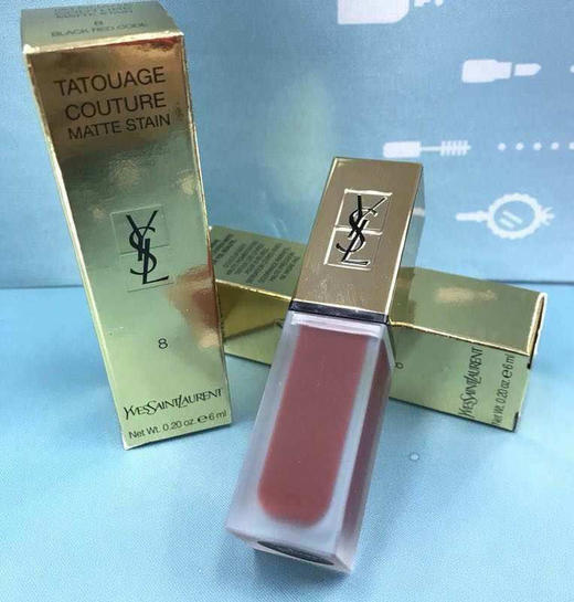 YSL圣罗兰新款亚光丝绒唇釉系列（709493@） 商品图3