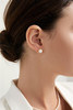 Pearl moments DAISY'S 14K金 精美蕾丝编织天然淡水珍珠耳钉 商品缩略图8