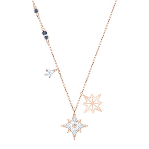·品牌授权 联保服务· Swarovski 施华洛世奇 金银蓝项链 5494352 商品图0