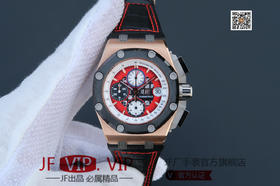 JF爱彼26400。克隆原装3126机械计时机芯！原装正品1:1开模，尺寸重量无差距！全功能计时！硅胶表带，男士手表，透底